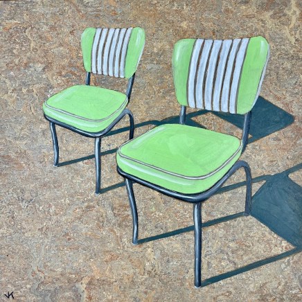 John Klein, Mid Century Kitchen Chairs , 2024