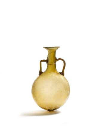 94. Pilgrim flask, Rome, 4th century AD