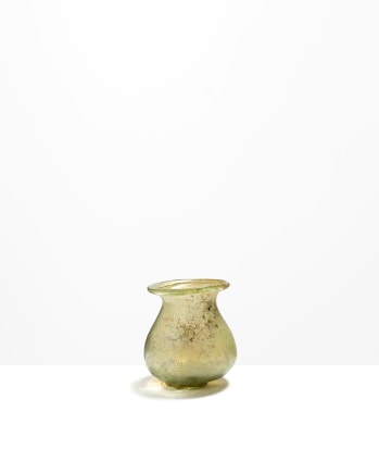 108. Roman miniature glass flask, 3rd-4th century AD