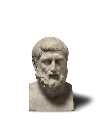 Roman bust of Hermarchus, c.2nd century AD
