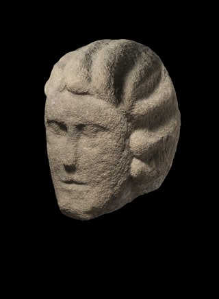 Romano-Celtic female head, 1st century BC-1st century AD