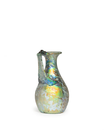 14. Roman jug with brilliant iridescence, c.3rd-4th century AD