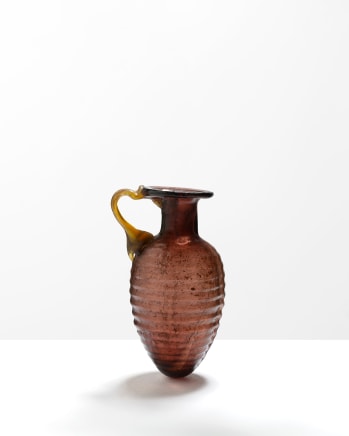 95. Roman ribbed flask, Sidon, c.3rd century AD