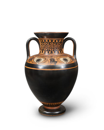 Greek black-figure eye amphora, Athens, c.530-520 BC, manner of the Antimenes Painter
