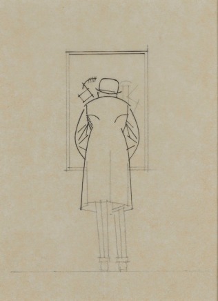 Bernard Boutet de Monvel, Luc in front of a painting by Jean Metzinger, 1920