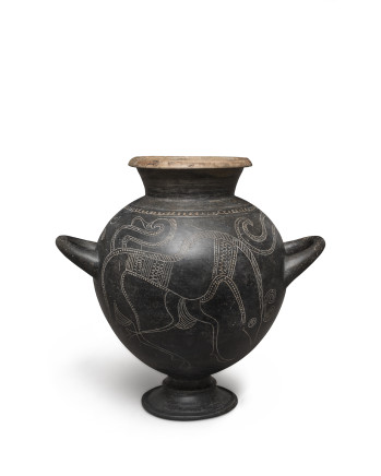 Central Italian stamnos, Probably Faliscan, Capena, c.630-600 BC