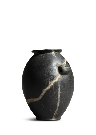 Egyptian lug handled barrel jar, Predynastic Period, Naqada II-1st Dynasty, c.3500-2900 BC