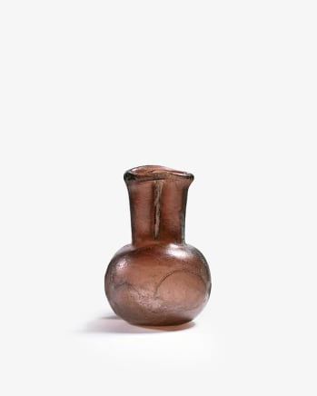 86. Roman twin-necked bottle, Eastern Mediterranean, c.3rd-4th century AD