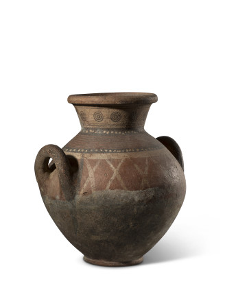 Cypriot Bichrome Red Ware amphora, Cypro-Archaic, c.600-475 BC