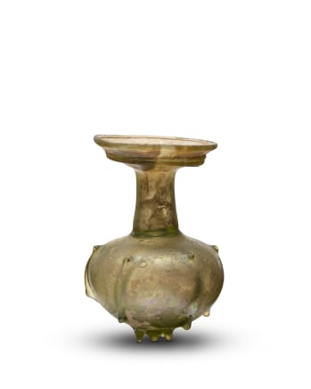 Roman sprinkler flask, Probably Black Sea region or Syria, 3rd-4th century AD