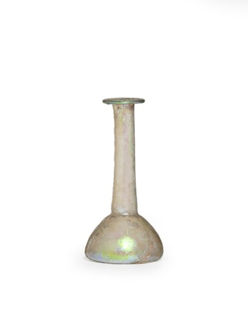 16. Roman unguentarium with iridescence, 1st-2nd century AD