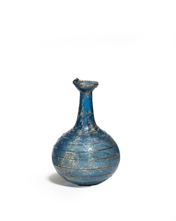 74. Roman trefoiled-lipped bottle with trailing, 1st century AD