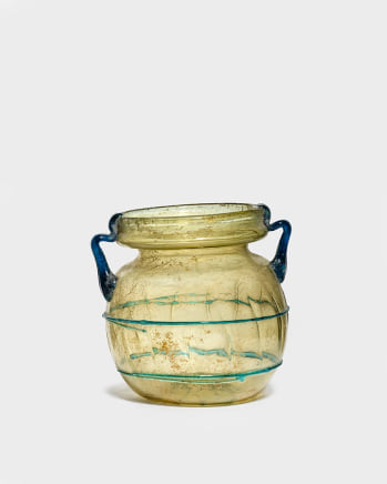 54. Roman twin handled jar, Eastern Mediterranean, 4th century AD, found at Ashkelon
