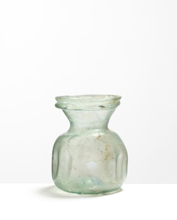 112. Roman indented bottle, c.2nd-3rd century AD