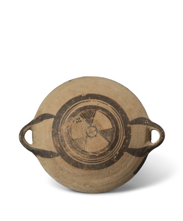Cypriot White Painted Ware bowl, Cypro-geometric, c.1050-750 BC