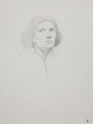 Bernard Boutet de Monvel (French, 1881-1949), Head study of a young woman