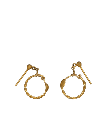 Roman twisted hoop earrings, 1st-3rd century AD