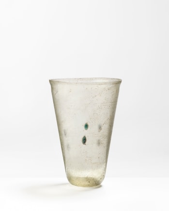 155. Roman beaker with applied decoration, c.3rd-6th century AD