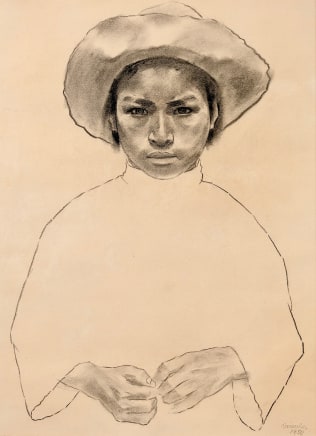 Franz Anton Griessler (Austrian, 1897-1974), Indio Boy, 1950