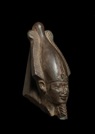 Egyptian head of Osiris, Late Dynastic Period, 26th Dynasty, c.664-525 BC