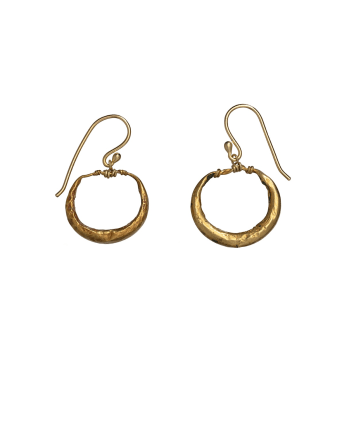 Roman hoop earrings, 1st-2nd century AD