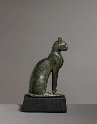 Egyptian cat, Late Dynastic Period, 26th Dynasty, c.664-525 BC