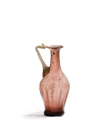 48. Roman jug with indented sides, c.3rd-4th century AD