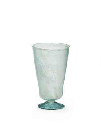 92. Roman stemmed beaker, 4th-6th century AD