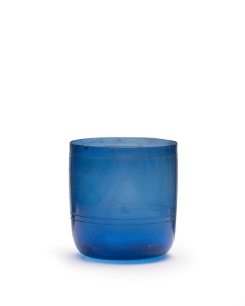 90. Roman beaker with wheel-cut lines, 1st century AD
