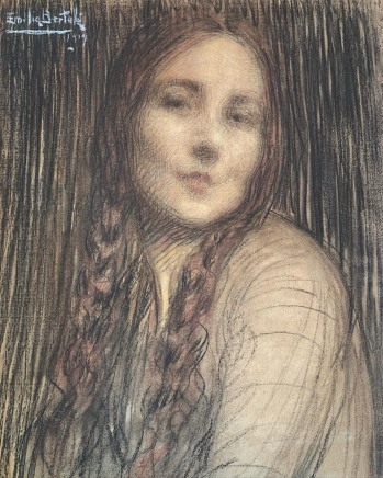 Emilia Bertolé, Self-portrait at the age of twenty one, 1919