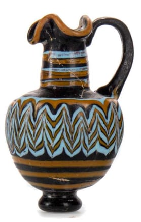 168 Greek core-form juglet, c.6th-5th century BC