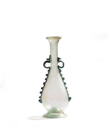 51. Roman bottle with ribbon handles, Syro-Palestine, 3rd-4th centuries AD