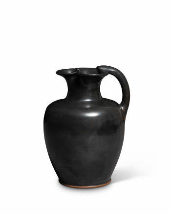 Greek black-glaze oinochoe, Athens, c.450 BC