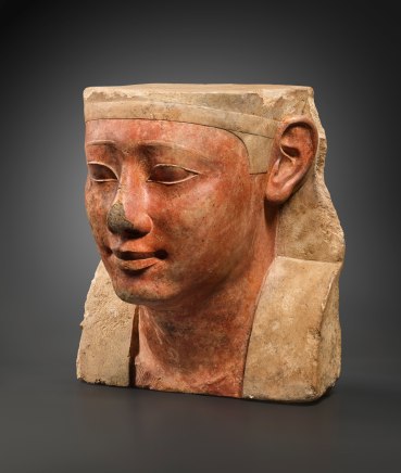 Large Egyptian sculptor's model, Ptolemaic Period, c.3rd century BC