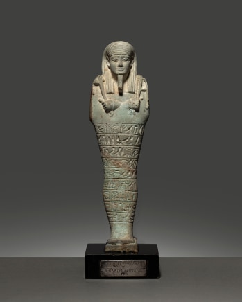Egyptian shabti for Horoudja, Late Dynastic Period, 30th Dynasty, c.380-343 BC