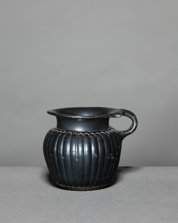Greek black-glaze mug, South Italy, c.4th century BC