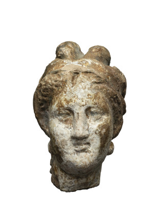 Greek female head, South Italy, Taranto, c.300 BC