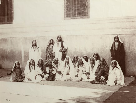 Samuel Bourne, Group of Kashmiri Women, Srinigar, Kashmir Province, India, 1863-1870