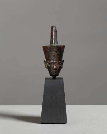 Egyptian head of the Goddess Neith, Late Dynastic Period, 26th Dynasty, 664-525 BC