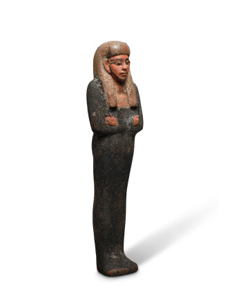 Egyptian polychrome shabti, New Kingdom, 18th Dynasty, 1550–1292 BC