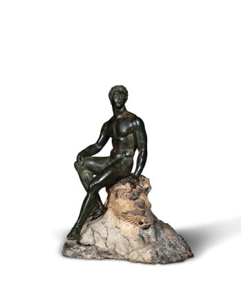 Roman seated Mercury, 1st century AD