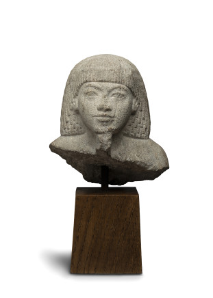 Egyptian head of a man, New Kingdom, late 18th Dynasty, c.1336-1295 BC