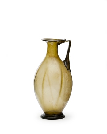 33. Roman ribbed jug, c.late 3rd-4th century AD