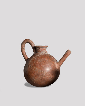 Cypriot Red Polished Ware spouted ‘teapot’, c.2000-1850 BC