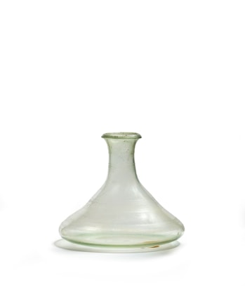 23. Roman decanter with wheel-cut lines, c.4th century AD