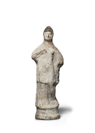 Hellenistic statuette of a dancing woman, Boeotia, mid 4th century BC
