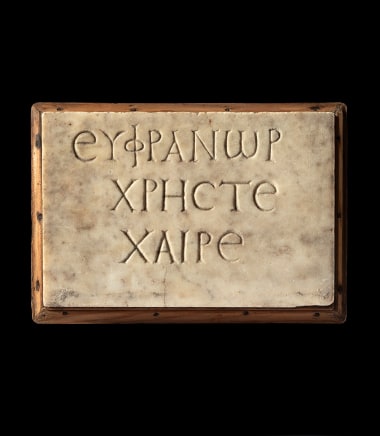 Roman memorial tablet, Cyprus, c.1st-2nd century AD