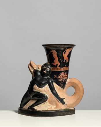 Greek red-figure plastic vase, Athens, c.470-450 BC, attributed to Sotades