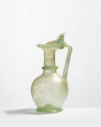 138. Roman jug with folded neck, 3rd-4th century AD