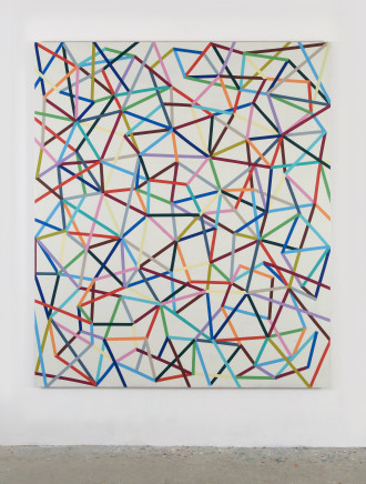Ronnie Hughes Thicket II, 2021 Acrylic co-polymer on canvas 214 x 183 84 1/4 x 72 1/20